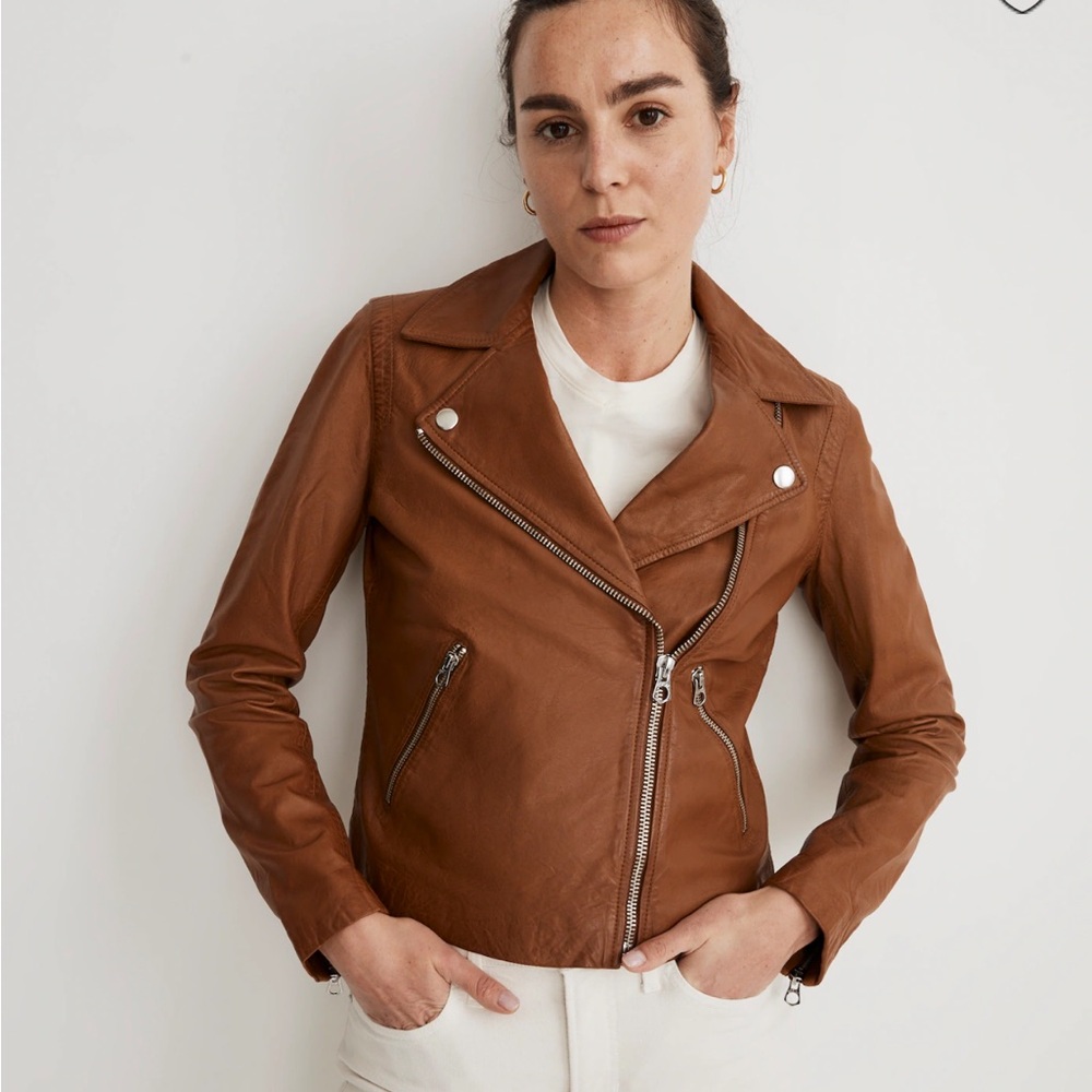 Madewell Washed Leather Jacket